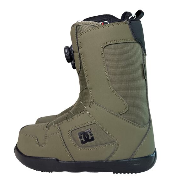 DC Phase Snowboard Boots BOA Mens 9, Women's 10.5 Olive Green Black - Picture 4 of 16